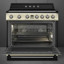 Induksjonskomfyr Victoria TR90IMP 90 cm, creme