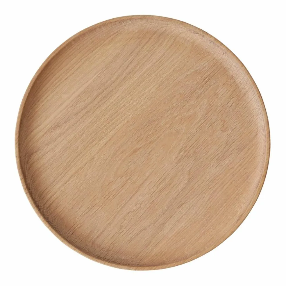 Inka rundt trebrett 30 cm, nature