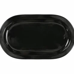 Inka serveringsfat, svart