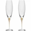 Intermezzo champagneglass gull, 2 stk