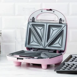 3-in-1 toastgrill/vaffeljern, black