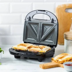 3-in-1 toastgrill/vaffeljern, black
