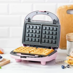 3-in-1 toastgrill/vaffeljern, pink