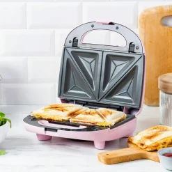 3-in-1 toastgrill/vaffeljern, smokey blue