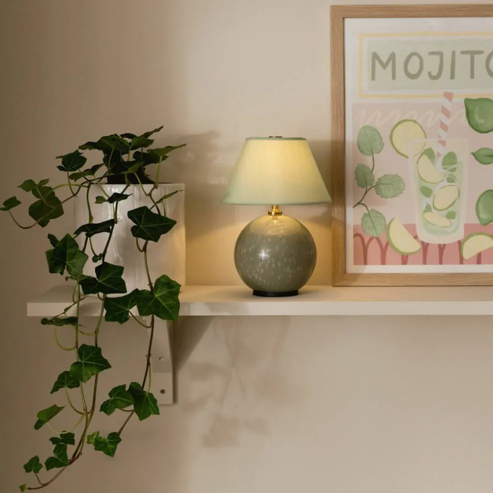 Iris bærbar bordlampe, grønn
