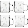 Isa Snøstjerne glasskopp 4-pack
