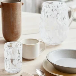 Jali karaffel, white