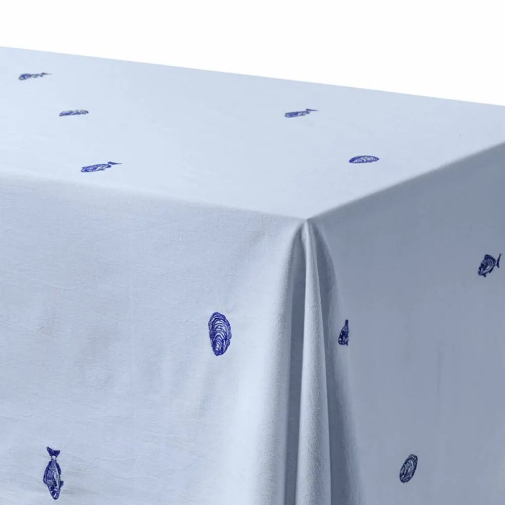 Josefin La Mer duk 330×145 cm, blå