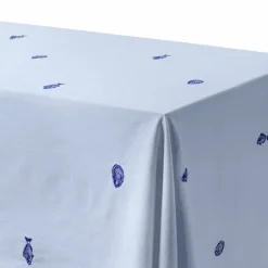 Josefin La Mer duk 250×145 cm, blå