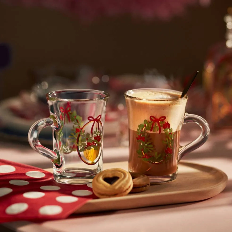 Jule-hotdrinkglass 2025 23 cl, 2 stk, flerfarget
