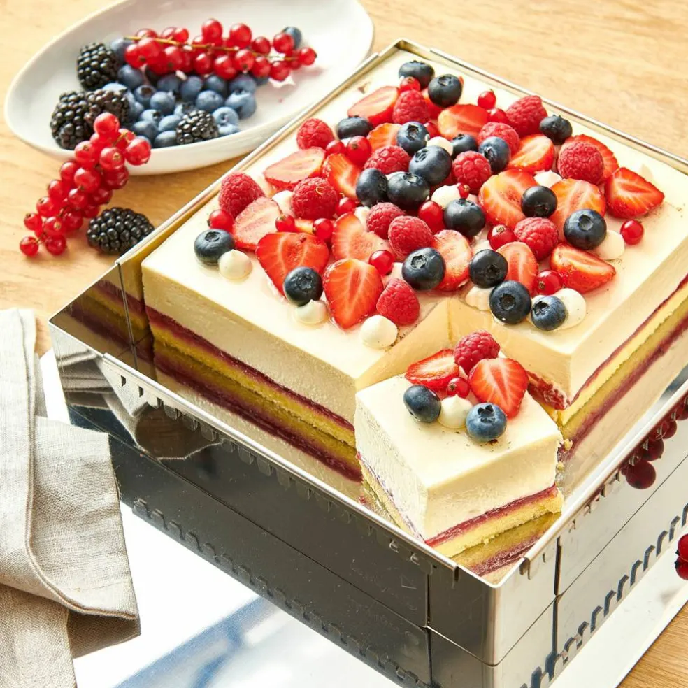 Justerbar bakeform 21,5 X 11,5 cm - 40 x 21 cm.