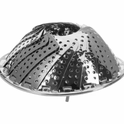 Justerbar dampkurv, 14-23 cm, rustfritt stål