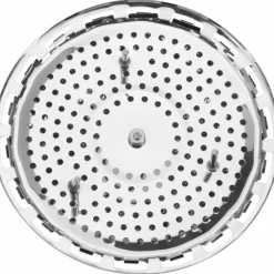 Justerbar dampkurv, 14-23 cm, rustfritt stål