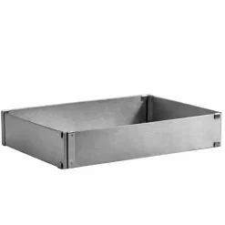 Justerbar kakeform 28 x 18 x 5 cm, rustfritt stål