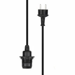 Kabel til utendørsbelysning 5 meter, hvit