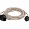 Kabel til utendørsbelysning 5 meter, svart