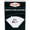 Kaffefilter størrelse 1x1 80 stk