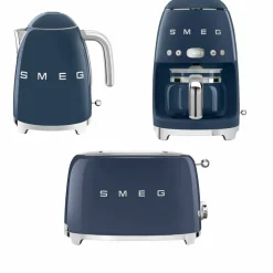 Kaffetrakter, brødrister og vannkoker, navy blue