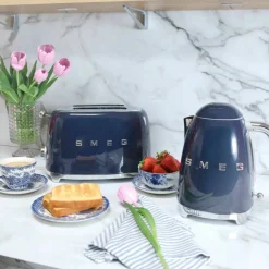 Kaffetrakter, brødrister og vannkoker, navy blue