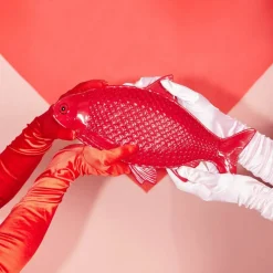 Kai fat 36 cm, vinrød