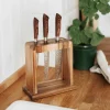 Kaira knivblokk for 5 kniver