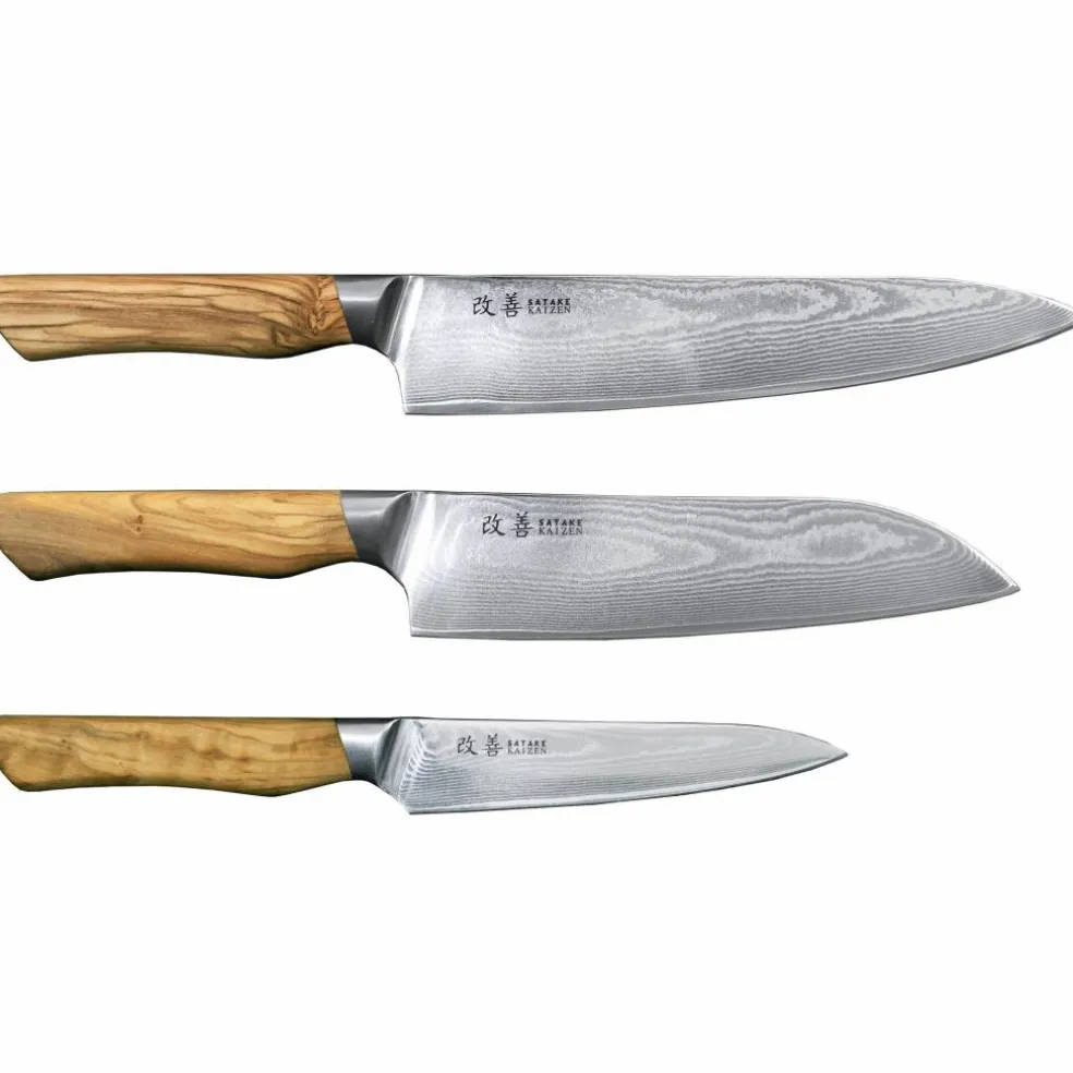 Kaizen knivsett, 3 deler