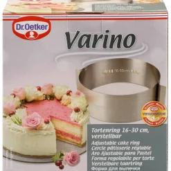 Kakering 16-30 cm, rustfritt stål