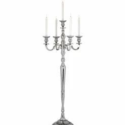 Kandelaber 5-armet Aluminium 150 cm