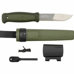 Kansbol med Survival Kit (S), grønn