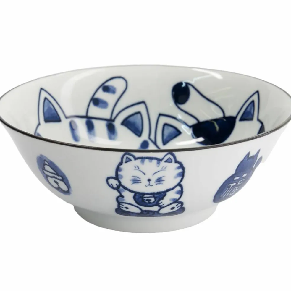 Kawaii Cat Neko ramenskål 1 liter (33417)