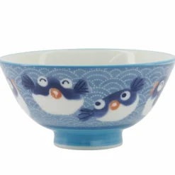Kawaii Fish Blue skål, 11 cm