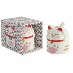 Kawaii Lucky Cat krus, 35 cl, blue