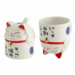 Kawaii Lucky Cat krus, 35 cl, pink
