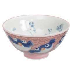 Kawaii skål 11 cm, cat blue