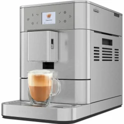 KF6 espressomaskin, rustfritt stål