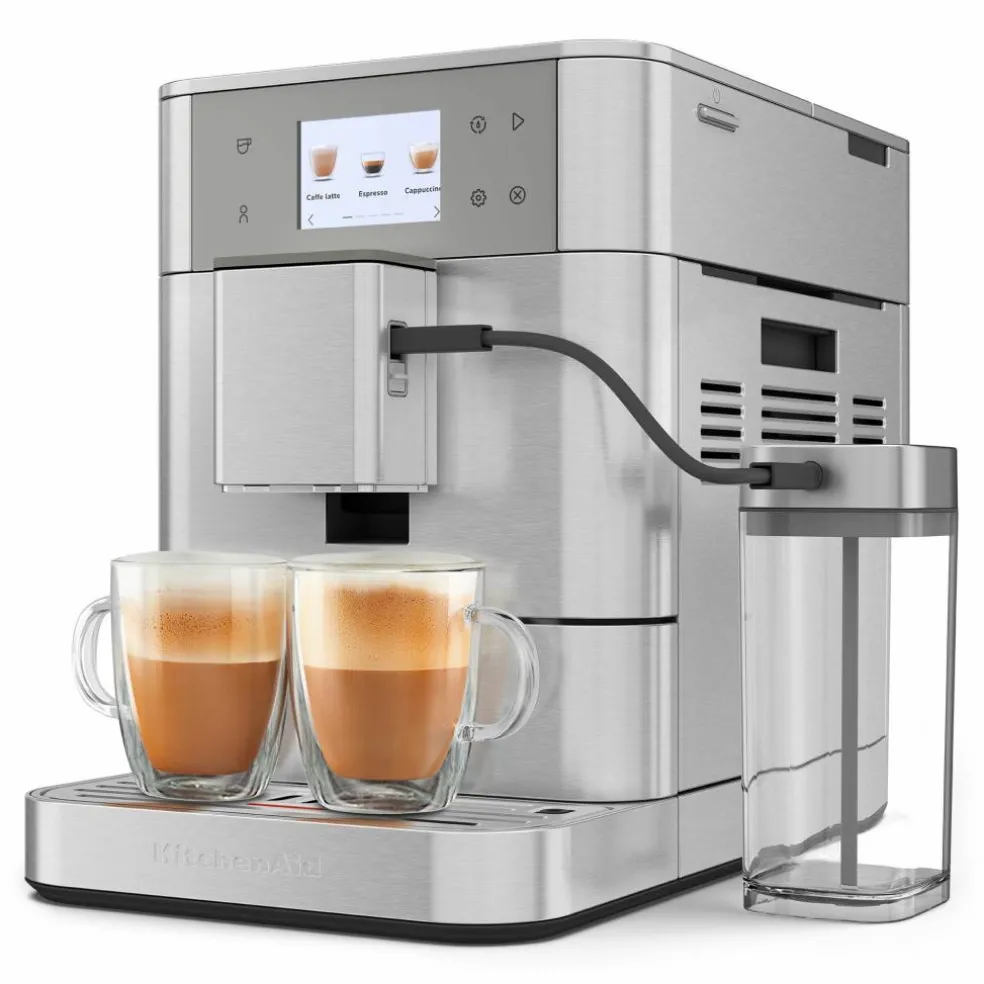 KF7 espressomaskin, rustfritt stål