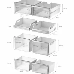 KFI96AXEA Serie 6 frittstående kombiskap 183 x 90,5 cm, antrasitt