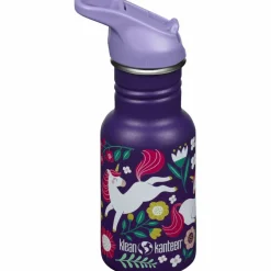 Kid Classic Narrow Flip drikkeflaske 355 ml, leopard print