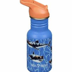 Kid Classic Narrow Flip drikkeflaske 355 ml, leopard print