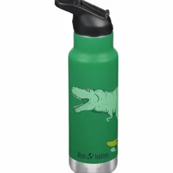 Kid Narrow Flip Sport drikkeflaske 355 ml, dino skate