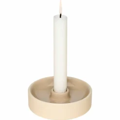 Kirnu lysestake 11 x 3,5 cm, beige