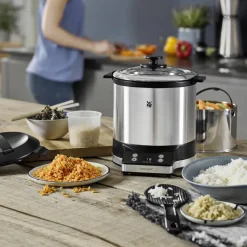Kitchen Minis riskoker med to-go lokk