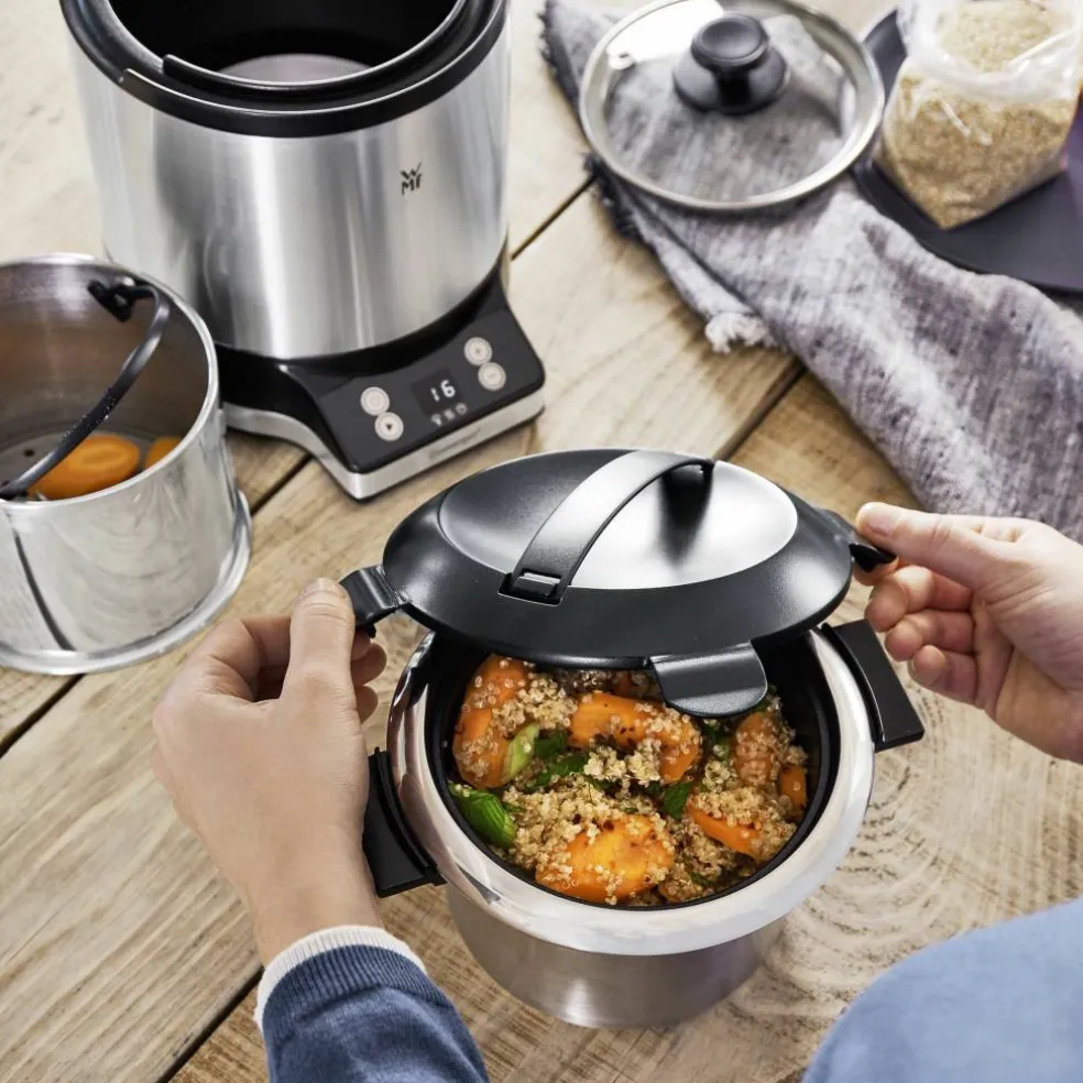 Kitchen Minis riskoker med to-go lokk
