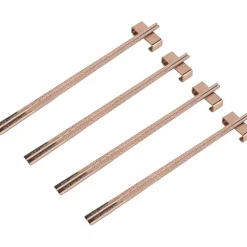 Kito spisepinner 4 par, messing