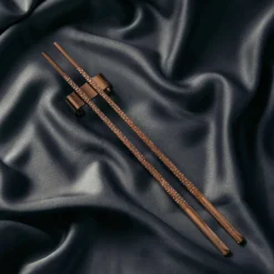 Kito spisepinner 4 par, onyx