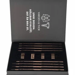 Kito spisepinner 4 par, onyx