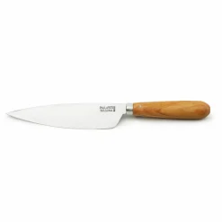 Kjøkkenkniv 9 cm, rustfritt stål/oliventre