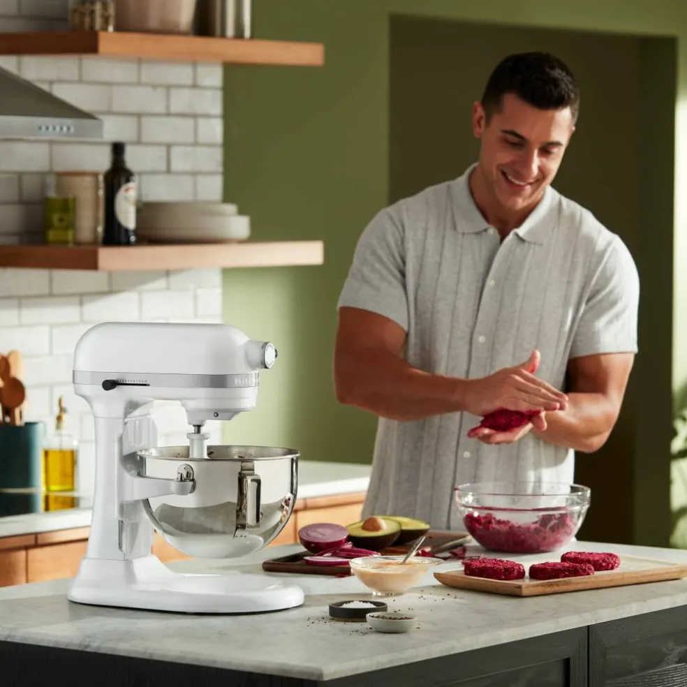 Kjøkkenmaskin med løftearm 5,2 liter, hvit