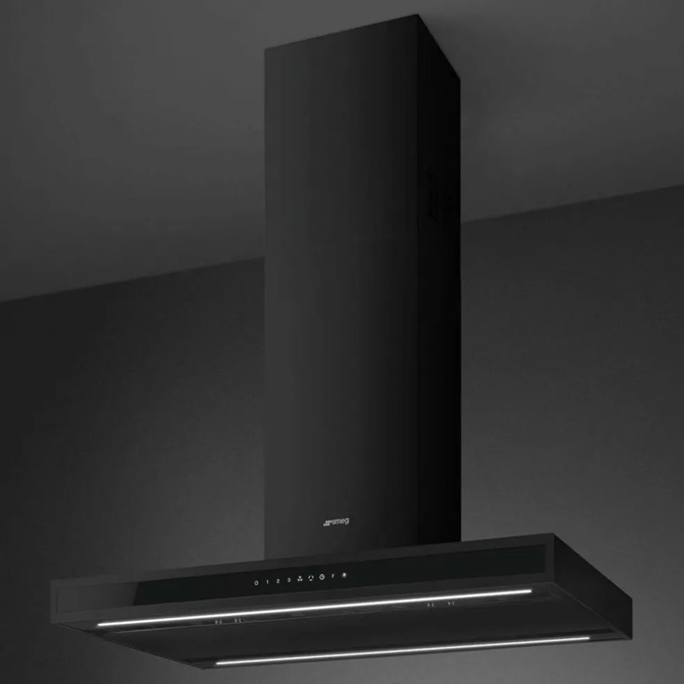 KLTI9L4MB fritthengende ventilator 90 cm, matt svart