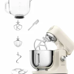 KMix KMX751ACR kjøkkenmaskin med ekstra glassbolle 5 liter, cream